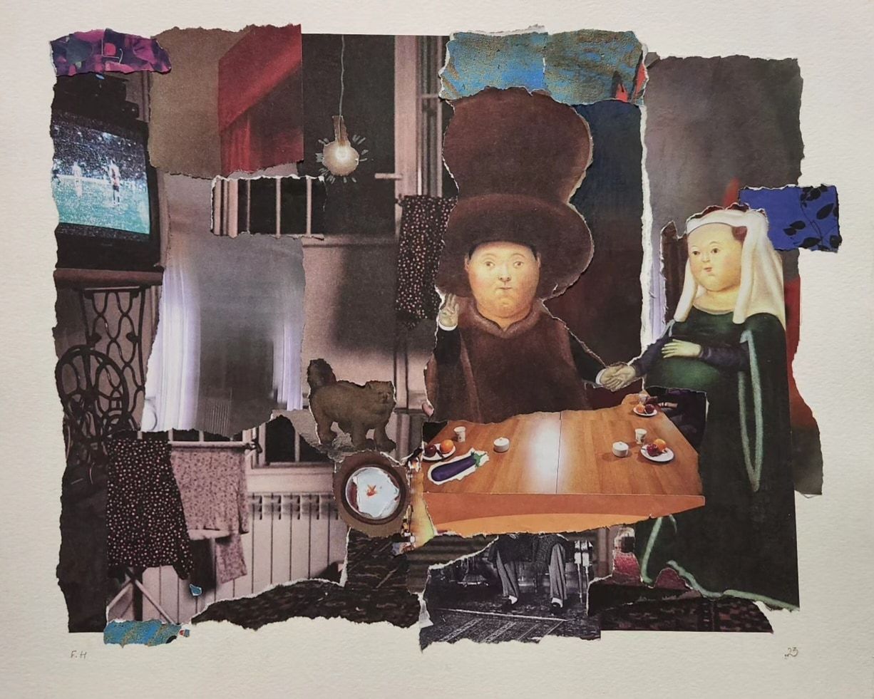 Untitled — Collage, 32.5 × 26 cm, 2023